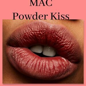 New MAC POWDER KISS LIPSTICK IN 316 Devoted To Chili